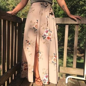 Floral Rose Maxi skirt